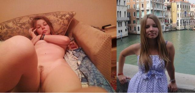 Подруги показывают себя в одежде и без нее 9 фотография