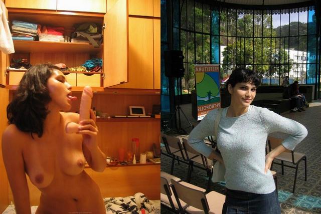 Подруги показывают себя в одежде и без нее 23 фотография