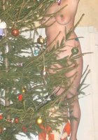 Блонда празднует Новый год без одежды 3 фото Блонда празднует Новый год без одежды 3 фото