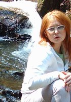 Рыжая телка захотела оголится на природе 19 фото