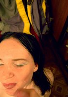 Брюнетка в полосатых гольфах сделала кавалеру минет и дала в киску 11 фото Брюнетка в полосатых гольфах сделала кавалеру минет и дала в киску 11 фото