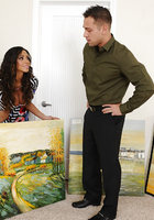 Ariella Ferrera подарила кавалеру картину и сделала ему страстный минет с камшотом на сиськи 1 фото Ariella Ferrera подарила кавалеру картину и сделала ему страстный минет с камшотом на сиськи 1 фото